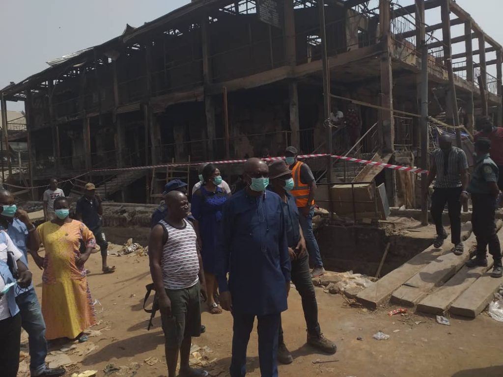 Anambra Govt Begins Demolition  Of Buildings Affected By Onitsha Fire Disaster