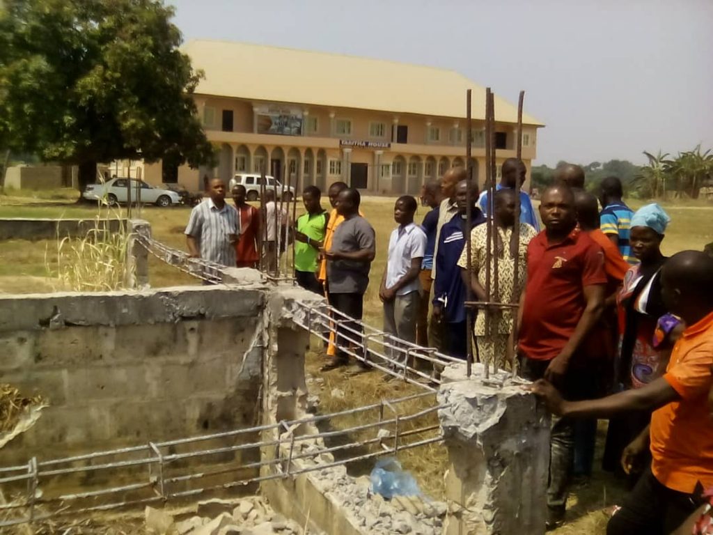 Youths Disrupt Construction Work At Cathedral Church Of  Diocese Of Mbamili, Umuikwu Anam, Anambra West Council Area