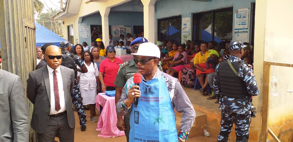 Obiano inaugurates Joint Maternal Neonatal And Child Health Week At Akpo Aguata Council Area