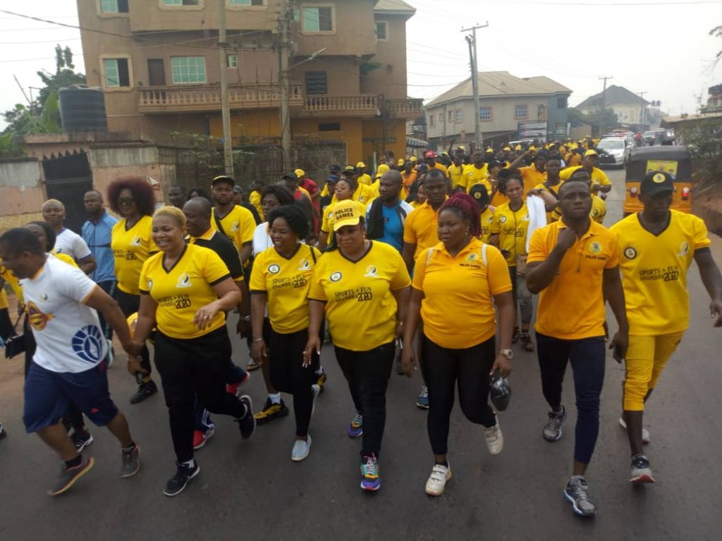 Anambra Holds Special Edition Of Walk-4-Life  To Usher In Nigeria Police Games In Awka