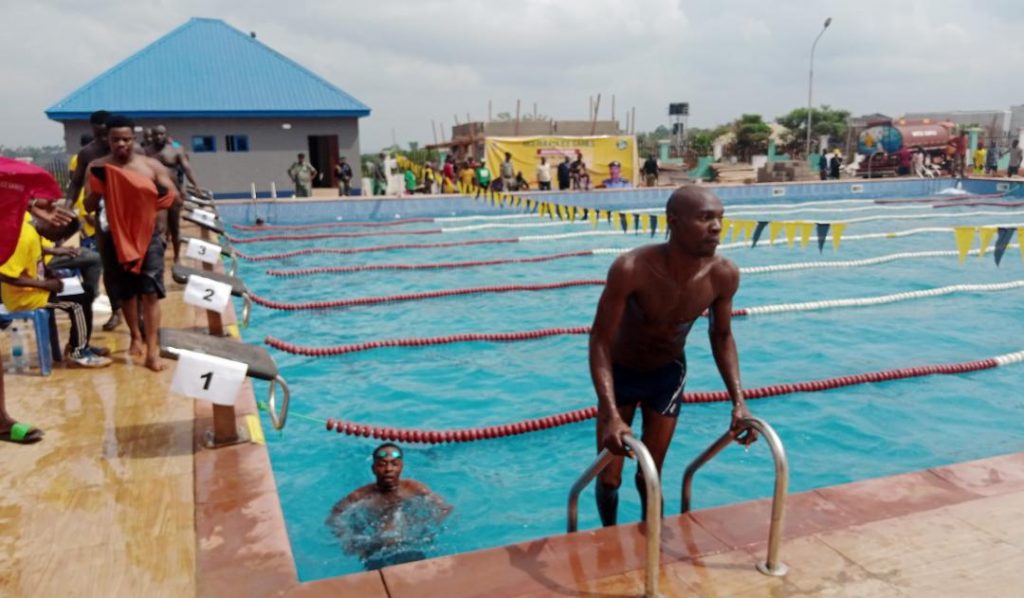 Swimming Competition In The 2020 Police Games Underway