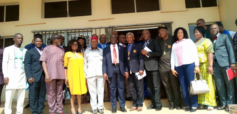 Rotary Club Extends Advocacy Visit To  COOU, Honours VC Nwakoby With Paul Harris Fellow