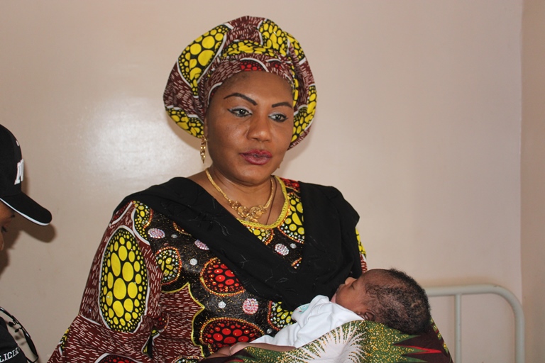 Osodieme Visits, Gives Succour to Rescued Baby