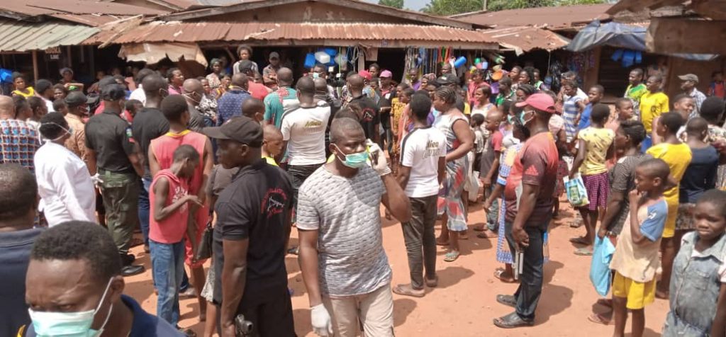 COVID – 19 : Ojoto Community Intensifies Sensitization,  Distribution Of Preventive Materials