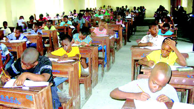 Primary Six Pupils Write Common Entrance Examination In Anambra