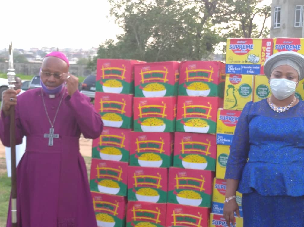 Archbishop Ibezim Distributes Food Items To Parishes In Awka Anglican Diocese