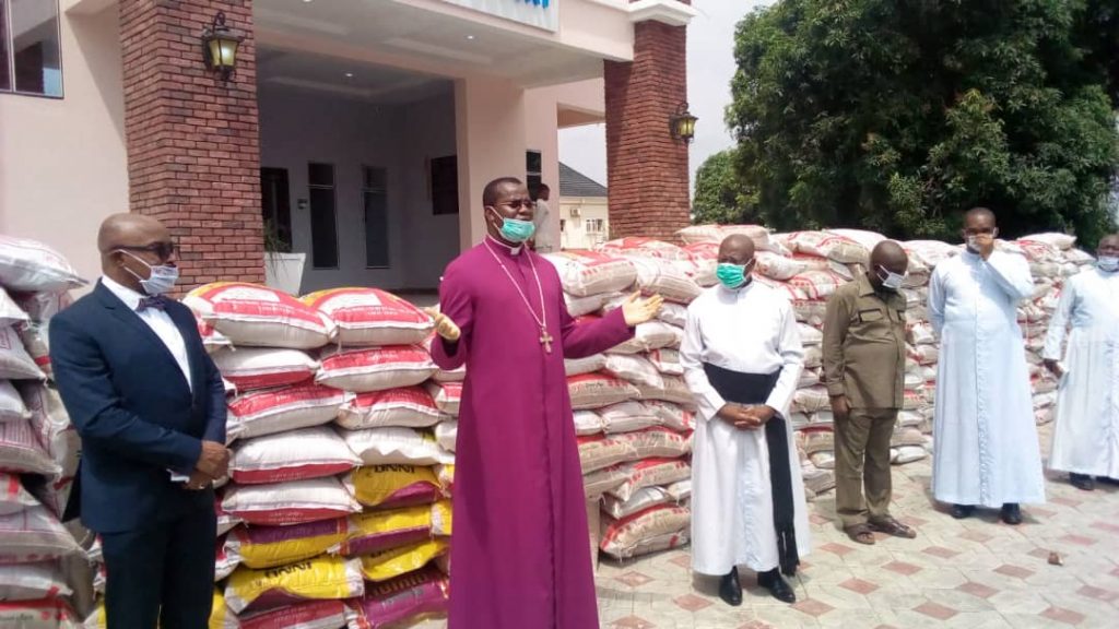 Sit-At-Home: Bishop Nwokolo Distributes Relief Materials To  Parishes In Diocese On Niger