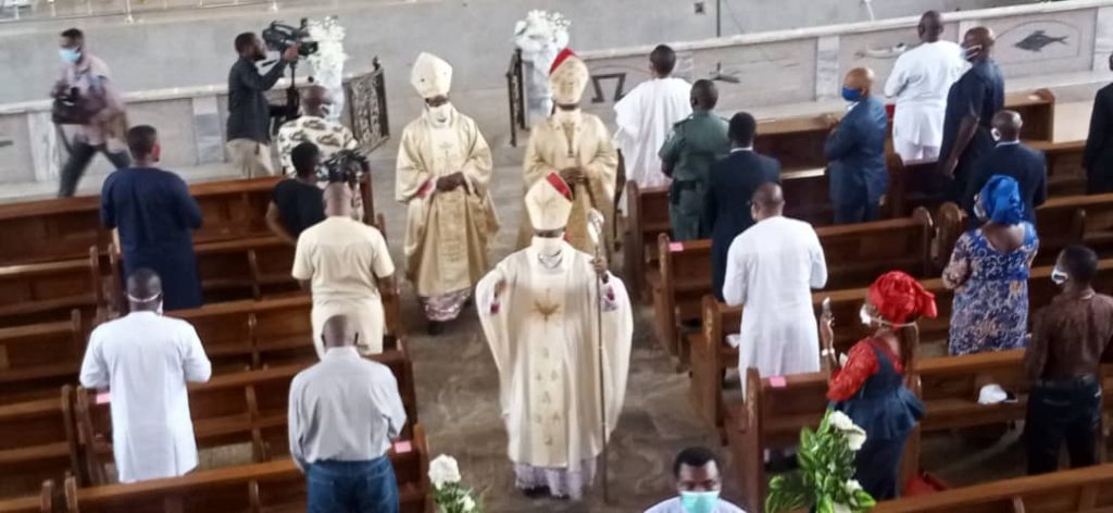 Most Reverend Peter  Okpaleke  Installed As Pioneer Bishop, Catholic Diocese Of Ekwulobia