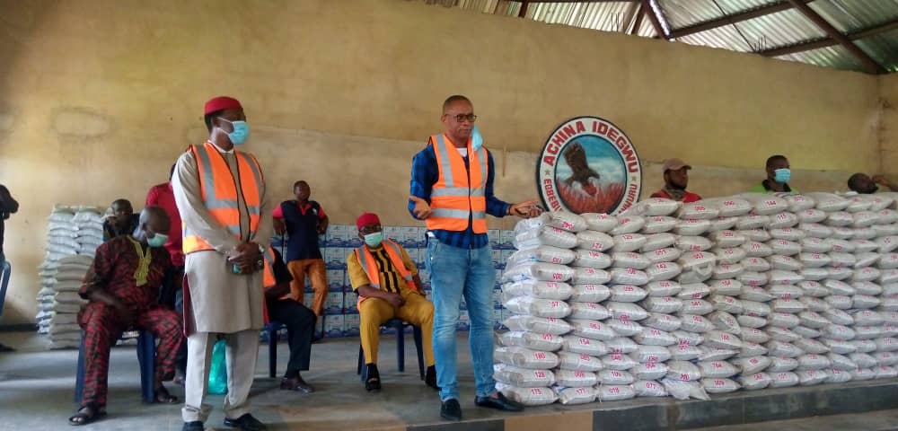 Achina Community Aguata Council Area  Distributes Food Items To 1000 Indigent Members