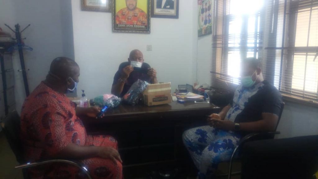 Aguluzoigbo Development Union Donates 300 Face Masks To ABS