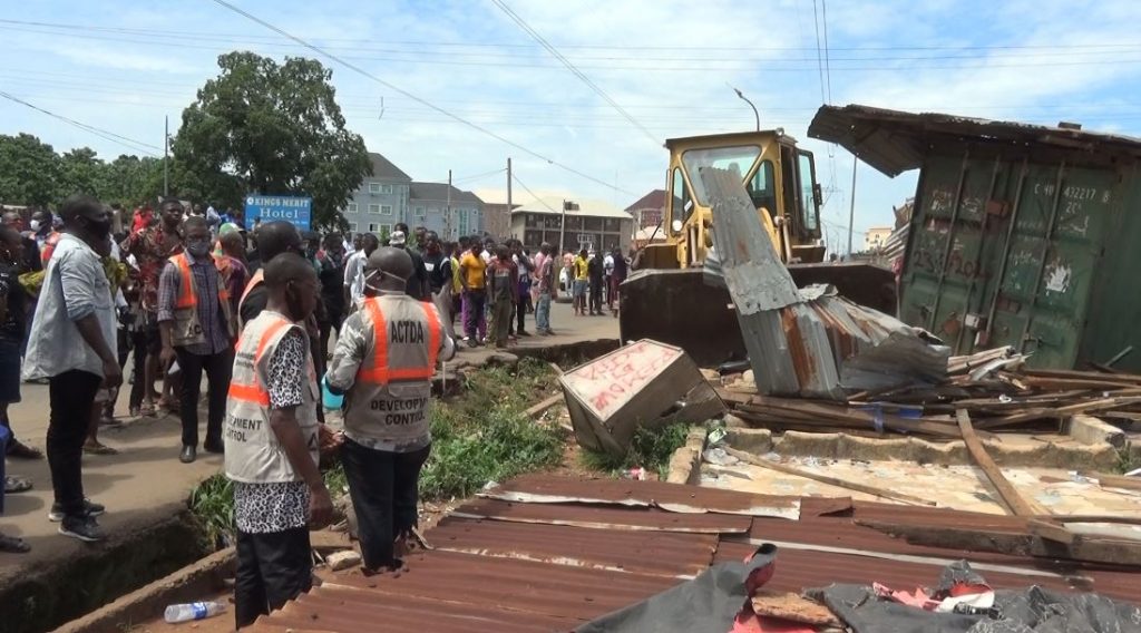 Anambra State Govt Embarks On Aggressive Demolition Of Illegal Structures Under High Tension Cables