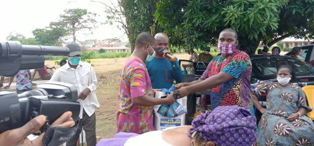 Former ABS Staff Mrs Ify Nwasokwa Donates 150 Bags Of Rice, Other Food Items To Staff