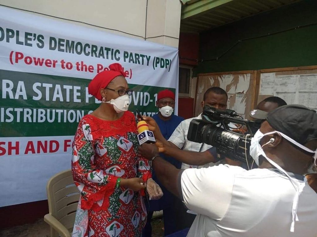 COVID-19: PDP Anambra Begins Distribution Of Palliatives To Ndi Anambra