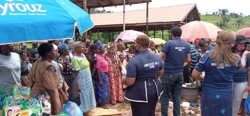 COVID -19 :  Anambra Civil Society Network Intensifies Awareness Campaign In Rural Markets