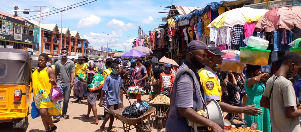 Second Week After Reopening Of Eke Awka Market Traders Still Uphold COVID -19 Safety Protocols