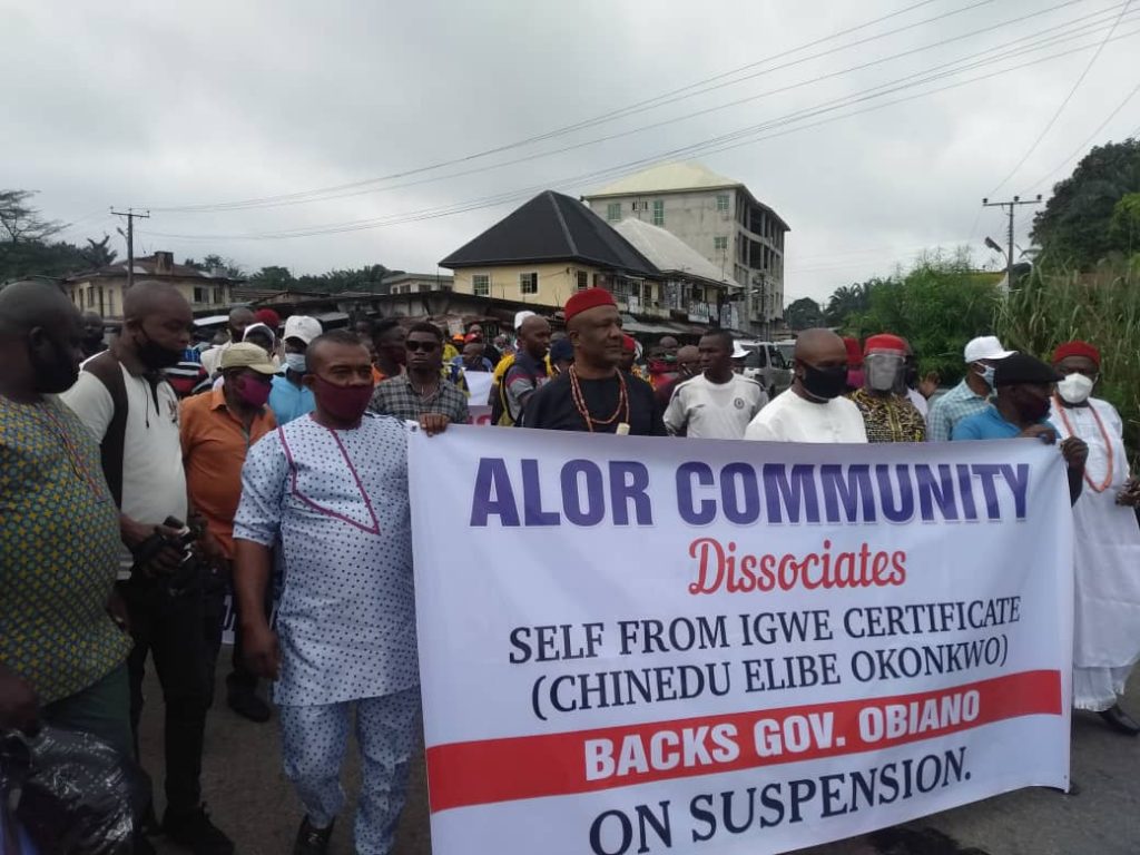 Alor Community Begs Obiano  To Dethrone  Suspended Traditional Ruler Anthony Okonkwo