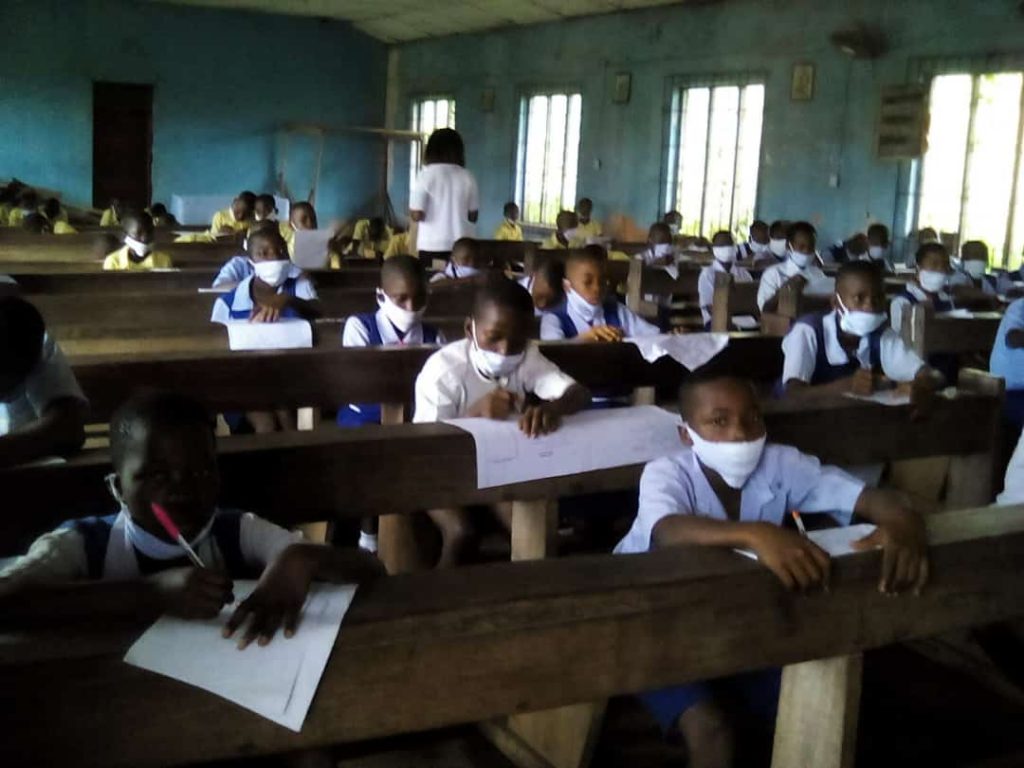 Anambra State Primary Schools Exit Class Writes FSLC Examination