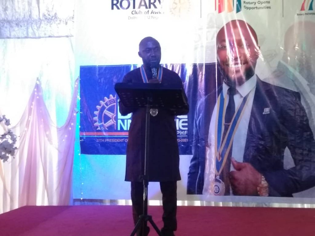 Blaize Nnadozie Installed 37th President Of Rotary Club Of Awka