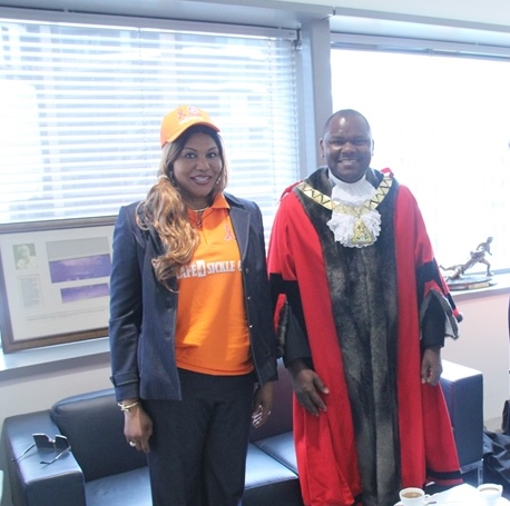 Mrs. Obiano Congratulates Mayor of Brent London on assumption of his second term in office   