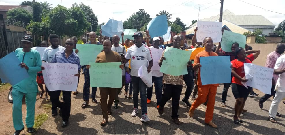 More Youths In Anambra Protest Against Violence, Vow To Defend Communities