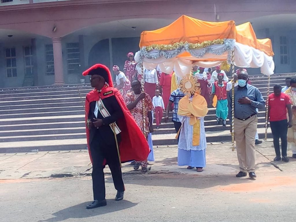 Catholic Faithful Mark Corpus Christi