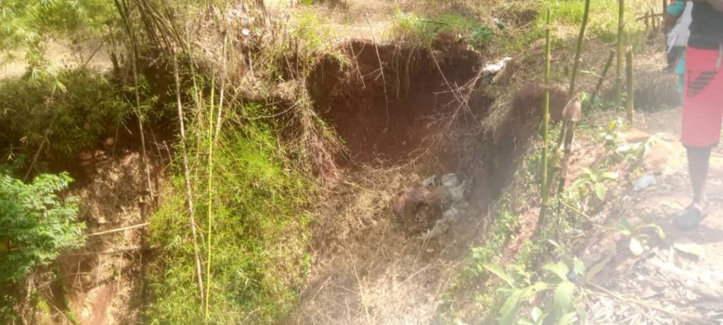 Founder Save Our Soul For Africa Foundation Ezeonu Sends SOS To  Govt Over Threat Of Gully  Erosion At Umunemelum, Nnobi,  Idemili South Council Area