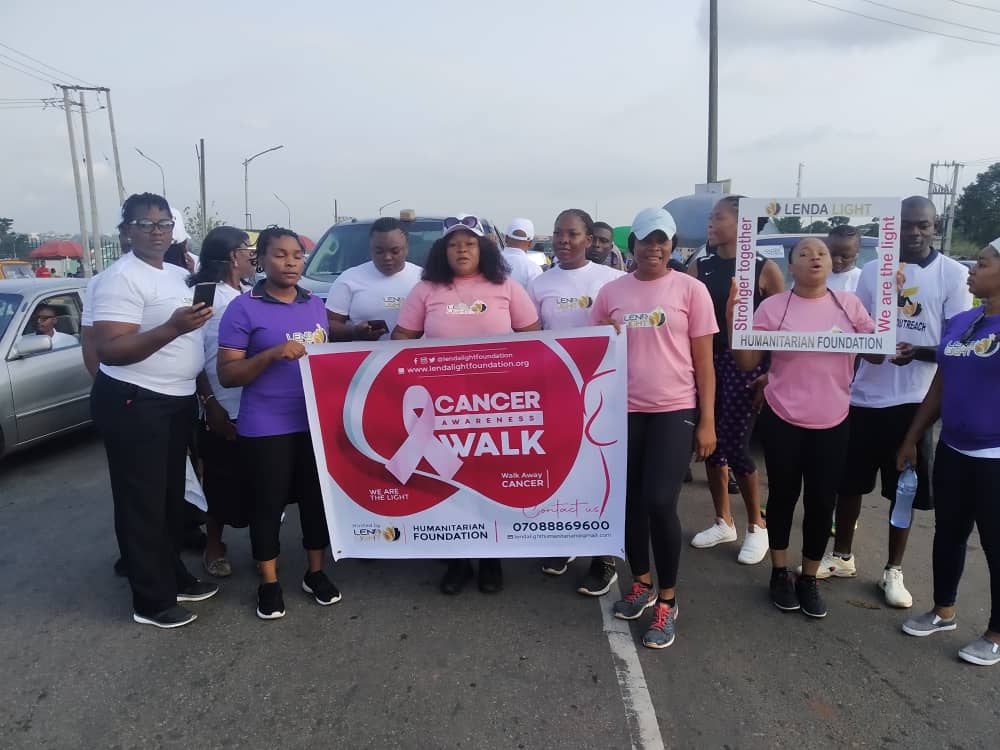 Lend A Light Foundation Holds Cancer Awareness Walk In Awka