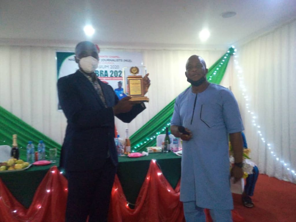 Mrs Obiano Receives Doyen Of Philanthropy  Award From NUJ 