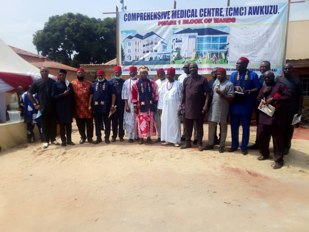 Obiano Lays Foundation Stone For  Anambra State  Comprehensive Medical Center At Awkuzu, Oyi Council Area