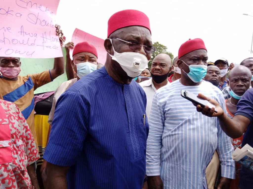 Protesters From Awa Community Orumba North Council Area Seek Anambra Govt Intervention In  Alleged Hijack Of Town Union  Activities By Individual