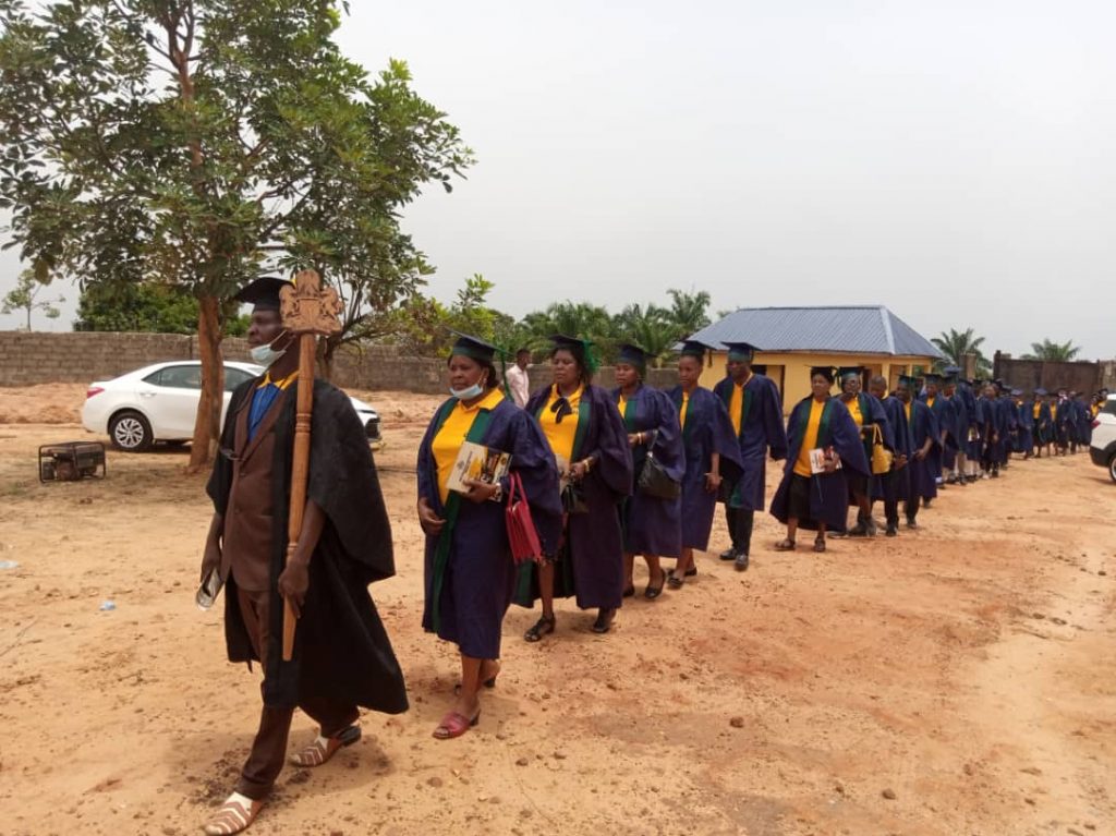 ONIT College Of Education Mbaukwu, Awka South Council Area  Holds  10th  Matriculation Ceremony