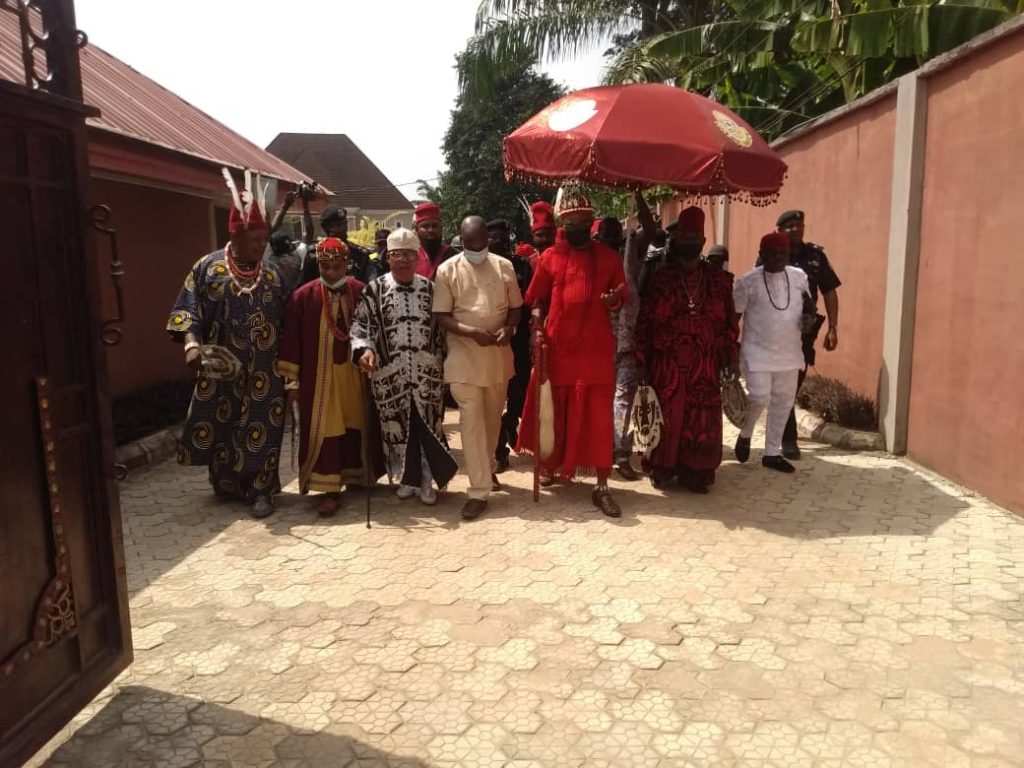 AIG Zone 13 Mohammed  Holds Security Meeting With Okija Community On Security Challenges