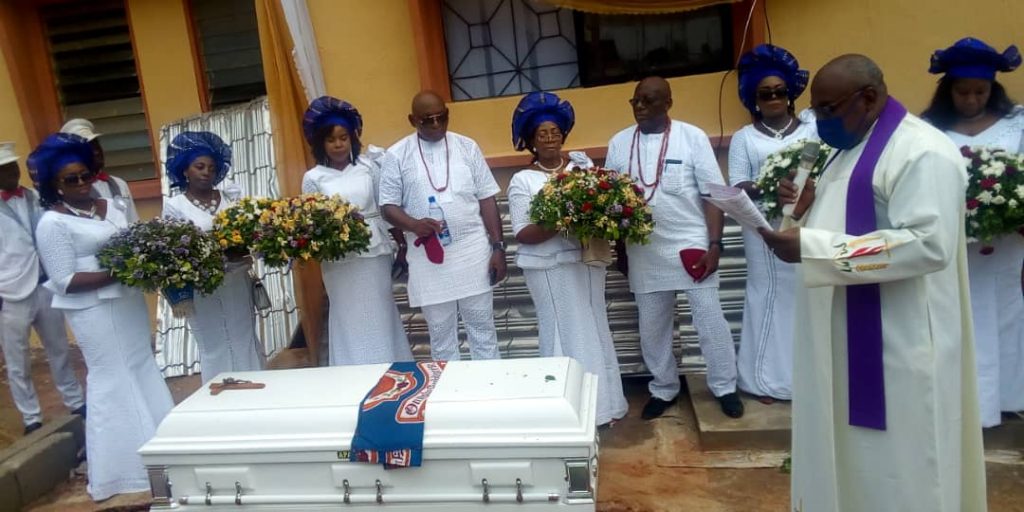 Late Mrs Manafa Laid To Rest At Aguleri,  Anambra East Council Area