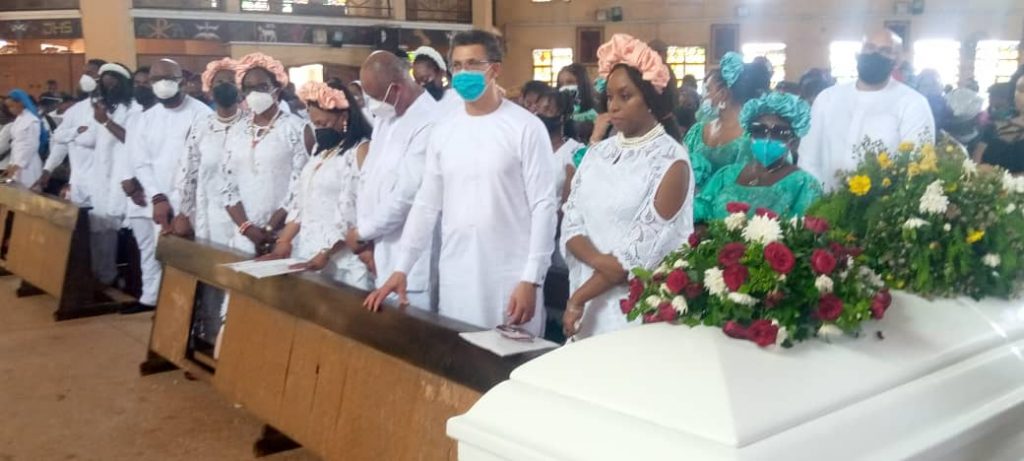 World Renowned Author Chimamanda Buries Mother, Lady Grace Adiche  At Abba, Njikoka Council Area