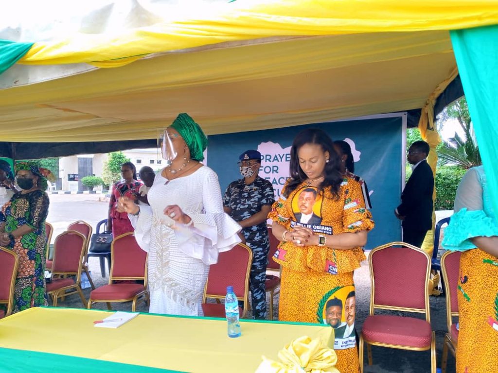 Mrs Obiano Leads Anambra Women To Prayer Session Against Insecurity