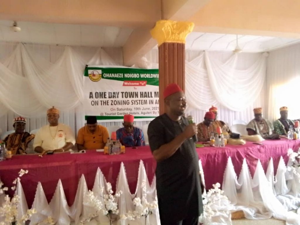 Ohaneze Ndigbo Reaffirms Support For Zoning Of Anambra Governorship Seat To South Senatorial District