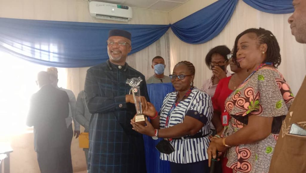 Anambra Deputy Governor Okeke Receives Award Of Excellence For Selfless Service To Humanity From Economics Dept Of NAU 