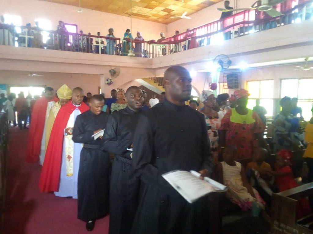 Archbishop Ibezim Ordains Four Deacons At Amawbia Awka South Council Area