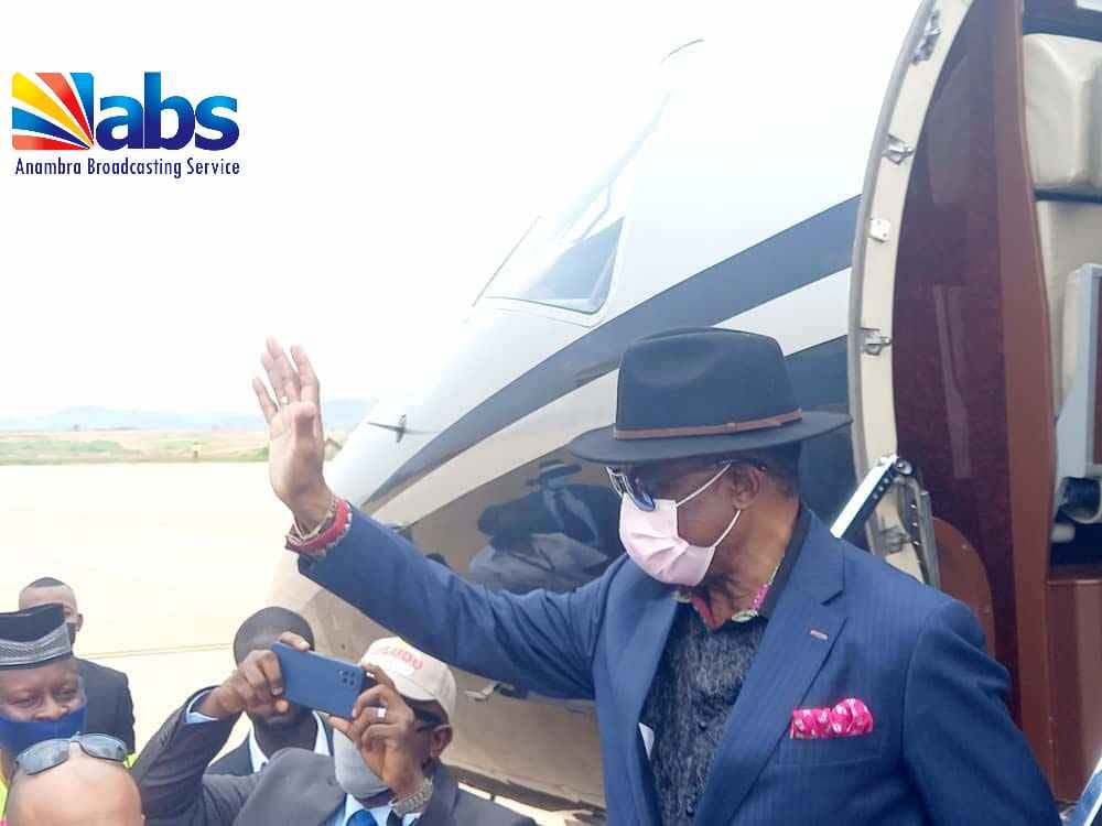 Obiano Lands At Anambra International Airport, Reassures Of Early Completion