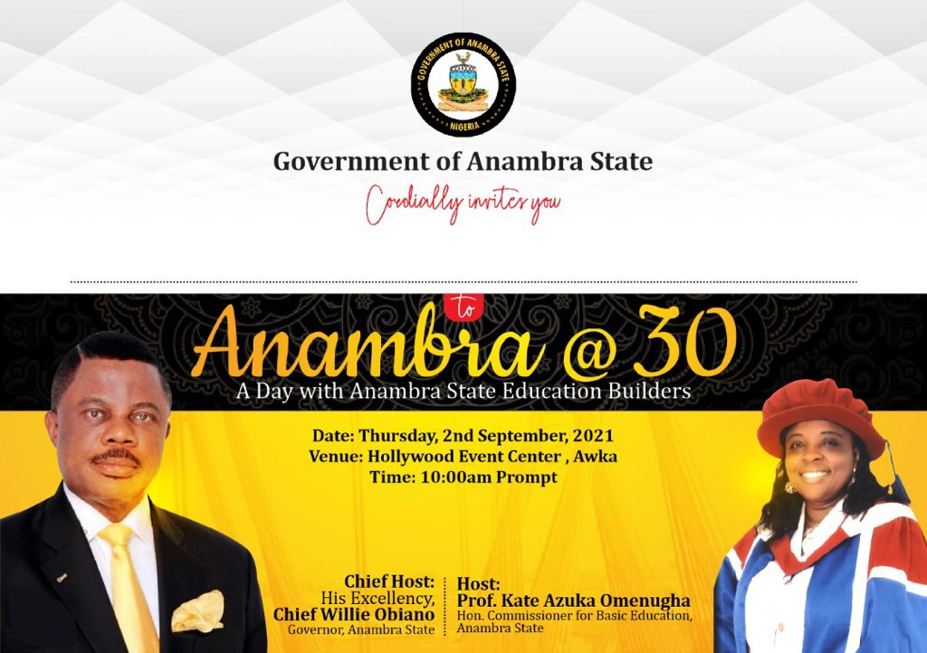 Anambra Basic Education Ministry Holds A Day With Education Builders Thursday This Week