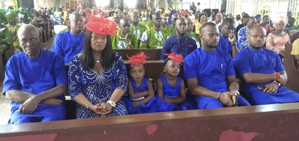 Anambra Permanent Secretary Mrs Obiano Goes To Thanksgiving Service At Nibo For Her Elevation