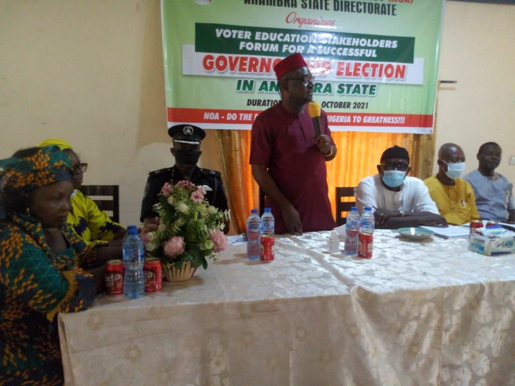 2021 Anambra Governorship Election: NOA  Holds Voters Education, Stakeholders Forum In Awka