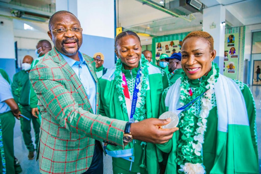 Nigeria’s Contingent To Tokyo Olympics Returns To Rousing Reception