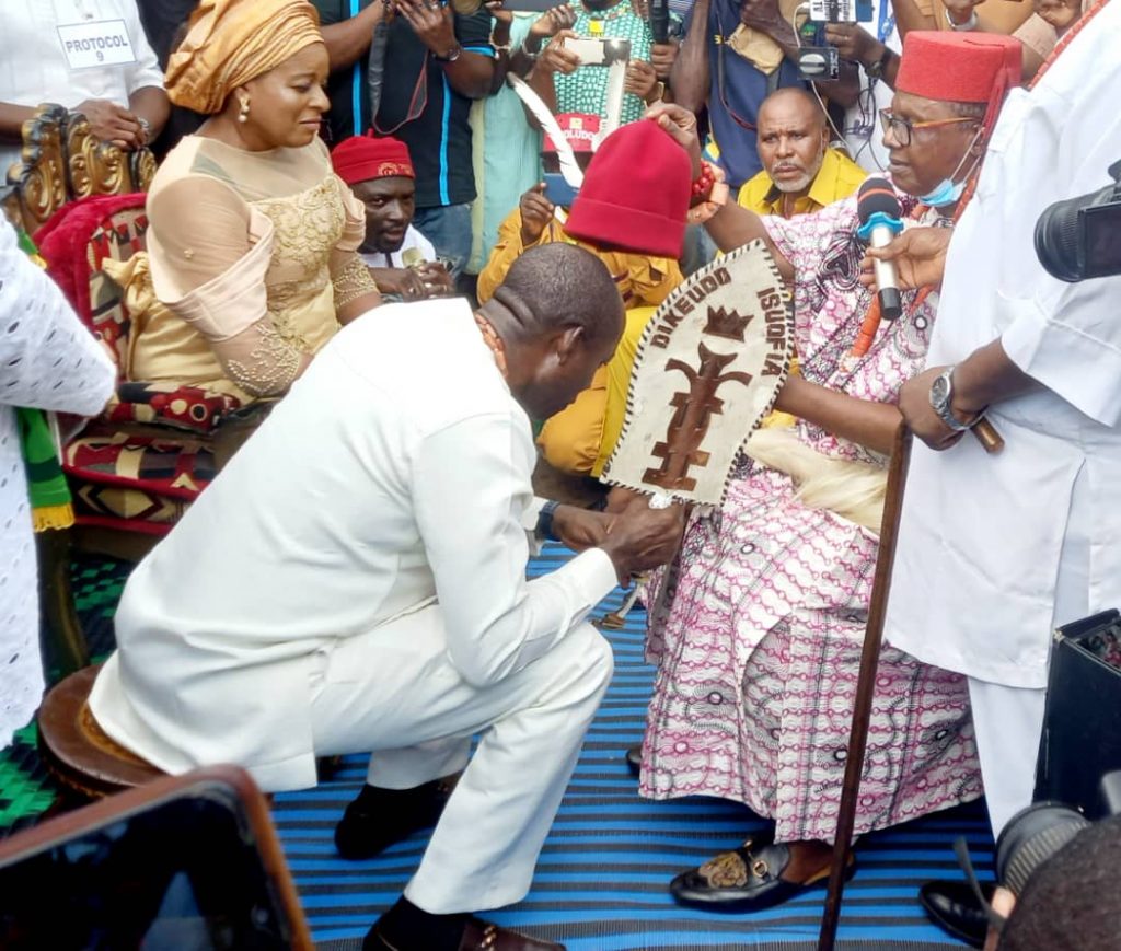 Obiano Restates Confidence In Soludo As Isuofia Community Honours APGA Flag-bearer With Chieftaincy Title Of ‘Dikeudo Isuofia’