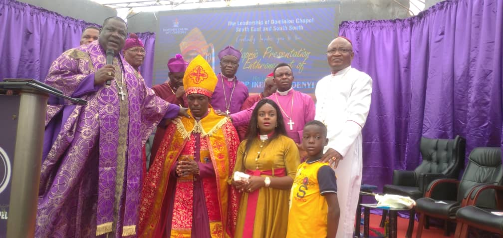 Right Rev Ikenna Afoenyi Enthroned Bishop Of Dominion Chapel, Southeast And South – South