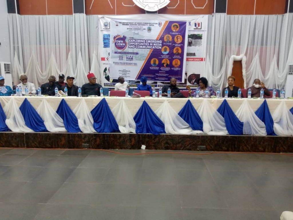  ‘Town And Gown Series’ End At NAU Awka, Students, Media Practitioners Tasked On Capacity Building