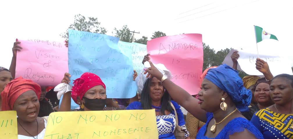 Anambra Governorship Election: Women Hold Peaceful March In Awka  Against Imposition Of Candidate