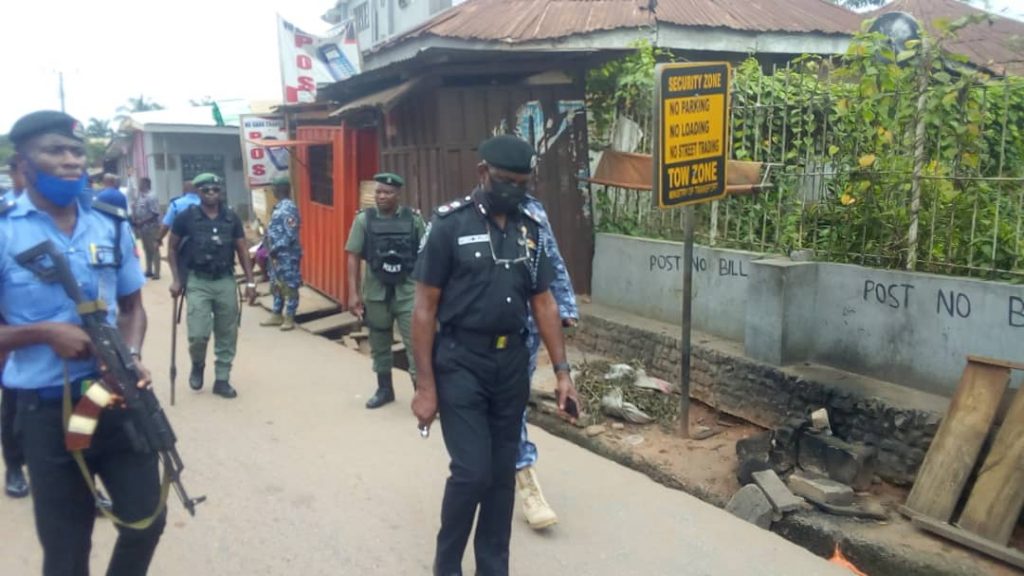 Anambra State Police Commissioner CP Tony Olofu Visits Crime Scenes, Condemns Attacks And Public Disturbance  In Anambra