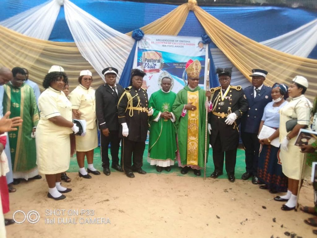 Archbishop Okeke Visits St. Theresa Of Calcutta Iba – Pope Awada, Obosi Urges Christians To Uphold Word Of God 