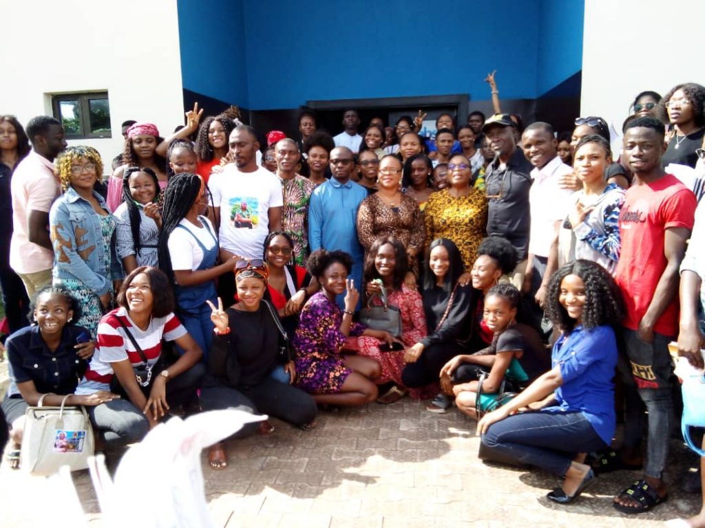 Mass Communication Students  NAU Awka Visit ABS On Facility Tour